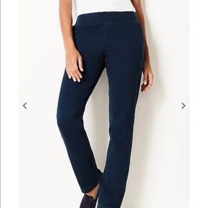 JJill Indigo stretch pants